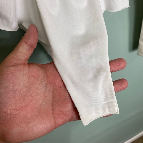 Anthropologie Favorite Daughter The Date Blouse In Ivory‎ Cream Bodysuit XS - Picture 7 of 13